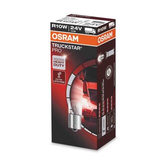 Osram R10W Gl&uuml;hbirne 24V 10W BA15s Truckstar Pro 10 St&uuml;ck