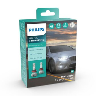 Philips LED Nebelscheinwerfer H8/H11/H16 12/24V 2 St&uuml;ck