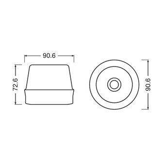 Osram LEDguardian ROAD FLARE Signal TA20 Zwaailamp Met Accu