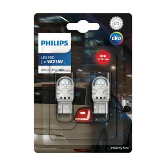 Philips LED Retrofit W21W Rot 12V&nbsp;2 Stuks