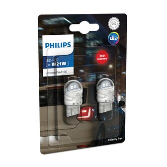 Philips LED Retrofit W21W Rot 12V&nbsp;2 Stuks