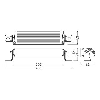 Osram LED Lightbar Verstraler FX250-SP GEN2 30cm