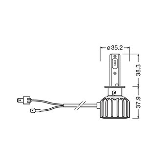 Osram H1 LED Hauptscheinwerfer 12V Set Night Breaker LED ECE-gepr&uuml;ft