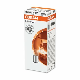 Osram Gl&uuml;hbirne 24V Original Line R5W BA15d 10 St&uuml;ck