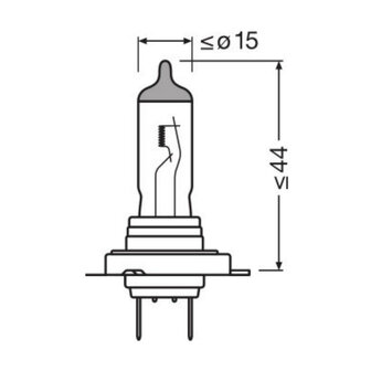 Osram H7 Halogen Birne 12V 80W Super Bright Premium PX26d