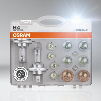 Osram H4 Set Reservelampen 24V Truck