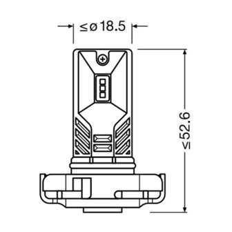 Osram PSX24W LED Nebelscheinwerfer Satz 12 volt 2 St&uuml;ck | OFF-ROAD ONLY