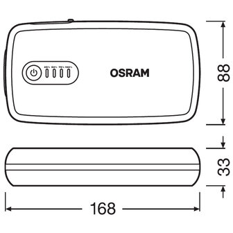 Osram BATTERY Start 300 Jump Starter + Powerbank