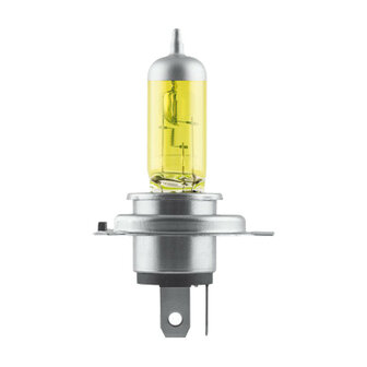 Neolux H4 Halogeen Lamp Geel 12V P43T 2 Stuks