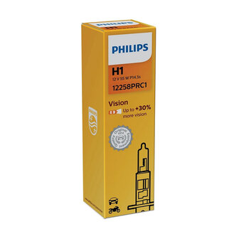 Philips H1 Halogenlampe 12V P14.5s Vision