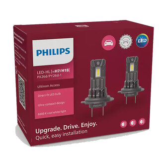 Philips H7/H18 Access LED-Hauptscheinwerfer 16W PX26d/PY26d-1 12V