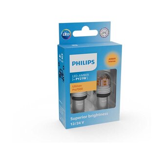 Philips PY21W LED Retrofit Orange 12V 2 St&uuml;ck