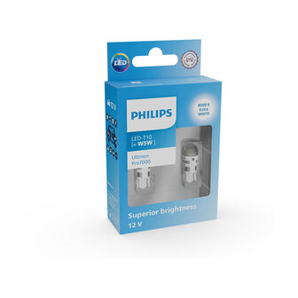 Philips W5W 8000K LED Retrofit Wit 12V 2 Stuks