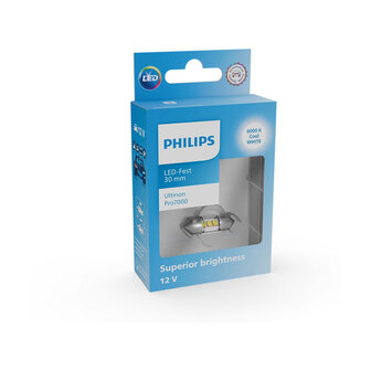 Philips SV8.5 Festoon 30mm Koudwit 6000K 12V