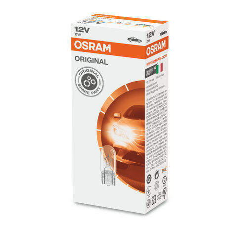 Osram Gloeilamp 12V W2.1x9.5d Original Line 10 Stuks