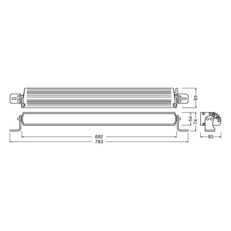 Osram LED Lightbar Combi FX750-CB SM GEN2 69cm