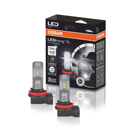 Osram H8/H11/H16 LED Mistlamp Set 12 volt