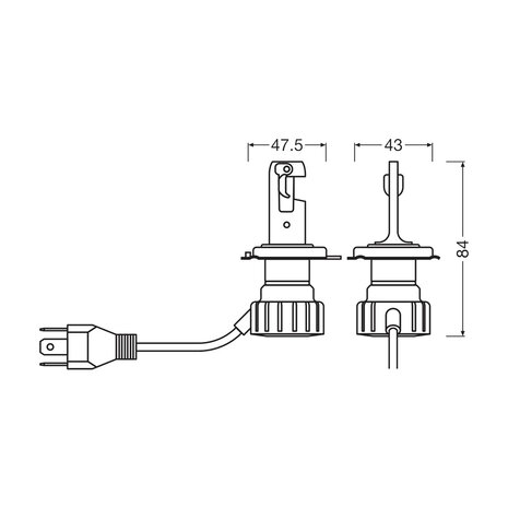 Osram Night Breaker LED Smart H4 ECE-goedgekeurd Set | +330%