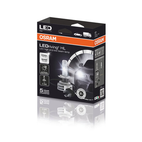 Osram H4 LED Koplamp P43t 12-24V Per Stuk